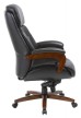 Кресло для руководителя Бюрократ Mega черная кожа - 2
