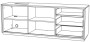  Тумба опорная обвязка YN, фасады YN, правая / NZ-0201.YN.YN.R /  1700x450x620 обвязка YN, фасады YN, правая - 1