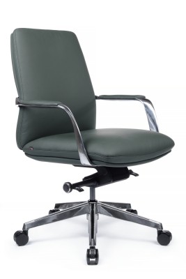 Кресло для персонала Riva Design Pablo-M B2216-1 зелёная кожа