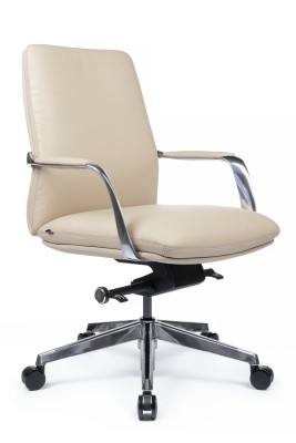 Кресло для персонала Riva Design Pablo-M B2216-1 светло-бежевая кожа